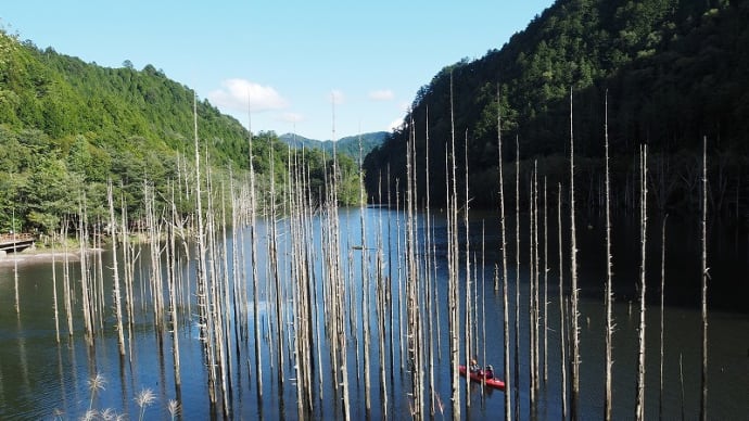 自然湖のカヌーツアー
