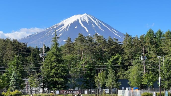 梅雨入り前の富士山春キャンプ