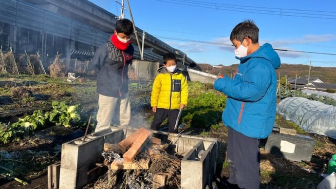 ちびっ子達が応援に来てくれました。