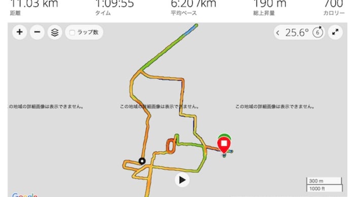 昨日のJOG。