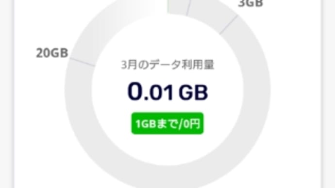 3月の通信量と先見の明