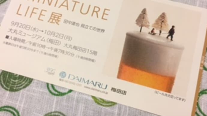 ミニチュアの世界、楽し