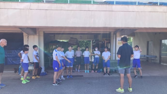 6月29日、7月2日の小学生陸上練習会と3日の県大会の振り返り