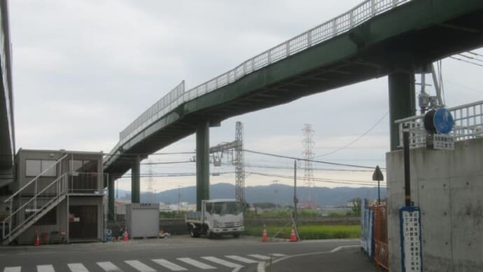新名神・城陽市内の2024/9/29時点の工事状況(後)