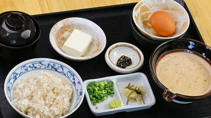 箱根観光の朝は、山薬の自然薯御膳で一日の英気を養ってください!
