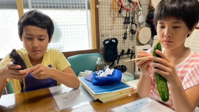 胡瓜の馬に、茄子の牛