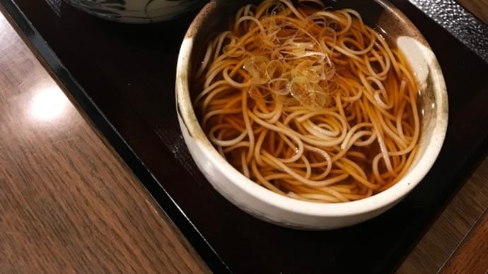 蕎麦 柏木 ふじ家＠西新宿「カツ丼と椀子そばセット」
