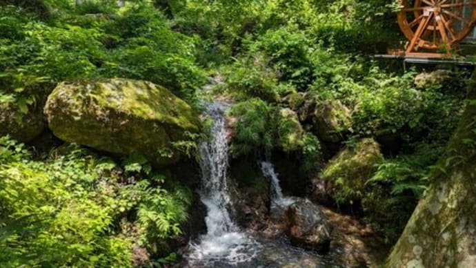 黒山三滝と龍穏寺(埼玉県越生町)