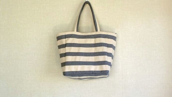 同じ形のトートばっかり作ってます!