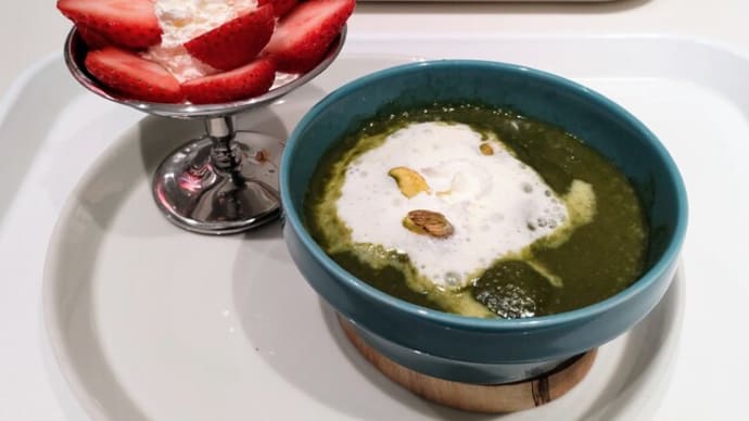 抹茶ピスタチオのぜんざい
