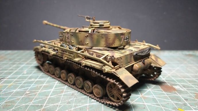 タミヤ1/48 ドイツⅣ号戦車Ｊ型 製作記・その４(最終回)