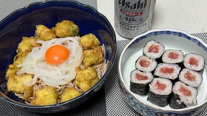 1885　　　　　いか素麺で家蕎麦
