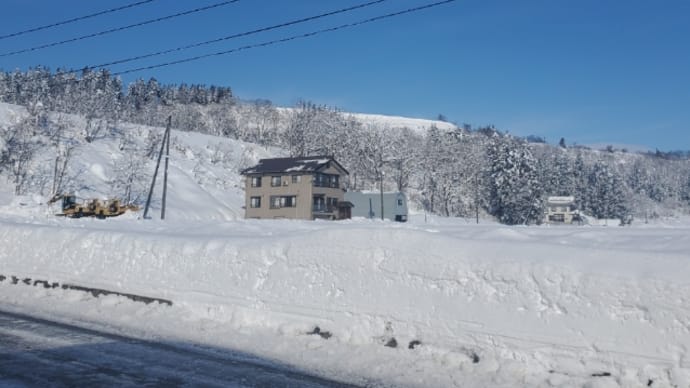 雪景色と今年最後のモーニングセミナ