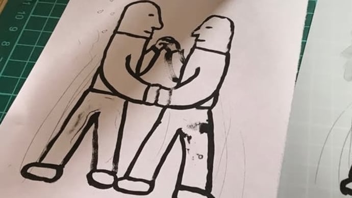 インクが版画になるなんて