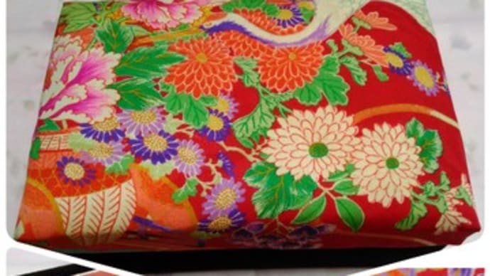 11月から和のカルトナージュ箱作りです~♪