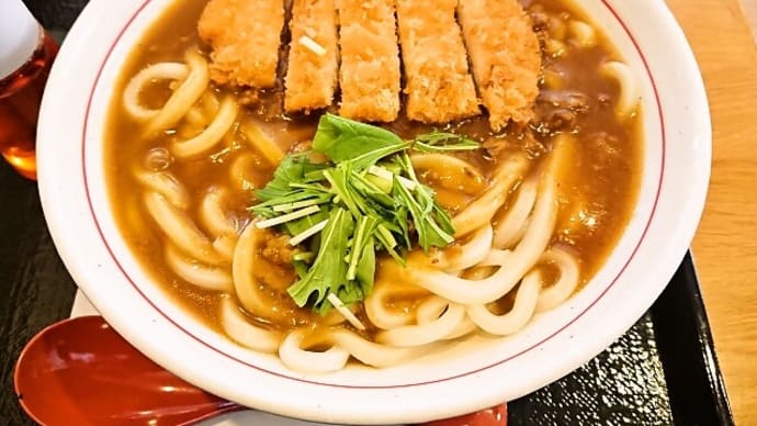 得得(高須店)でカツカレーうどん(2021年5月3日)