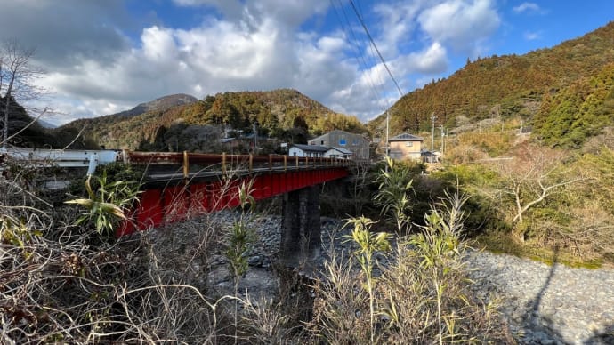 「落合橋」旧魚梁瀬森林鉄道 遺産を巡ってきました 21