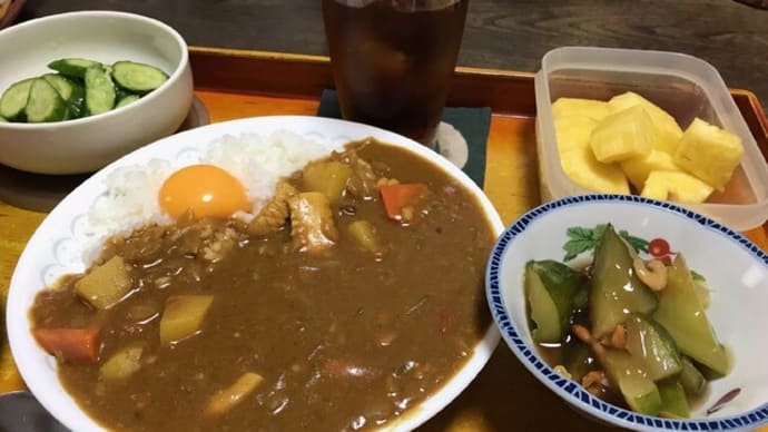 カレーが身に沁みる (^▽^)