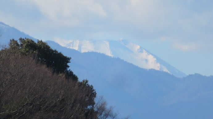 鶴見川から富士山を～＠＠