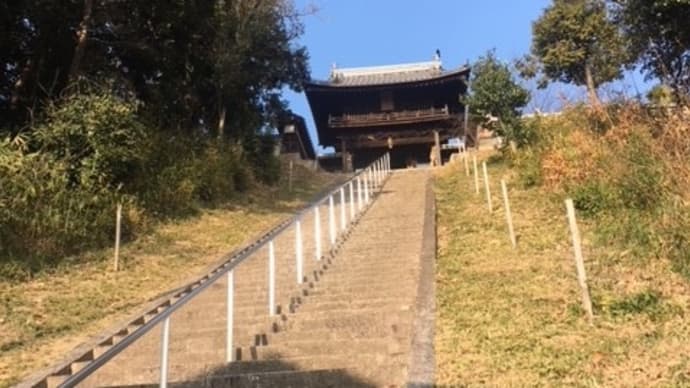 早島町を見下ろす安養院