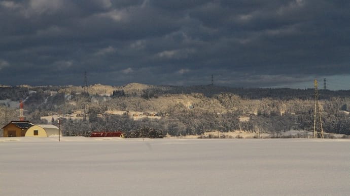 道すがらの雪景(新潟県)