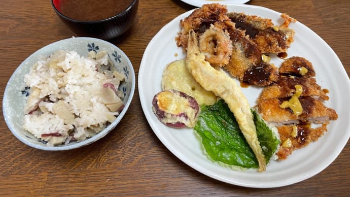 揚げ物定食
