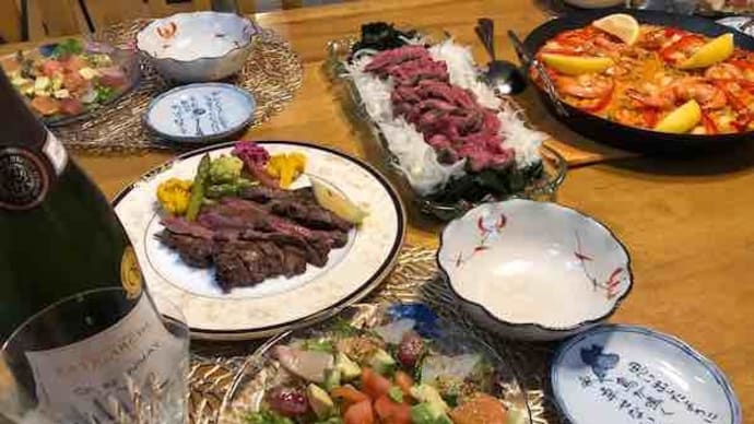 最後の晩飯!
