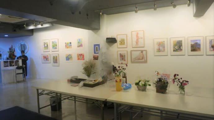 水彩画展見学