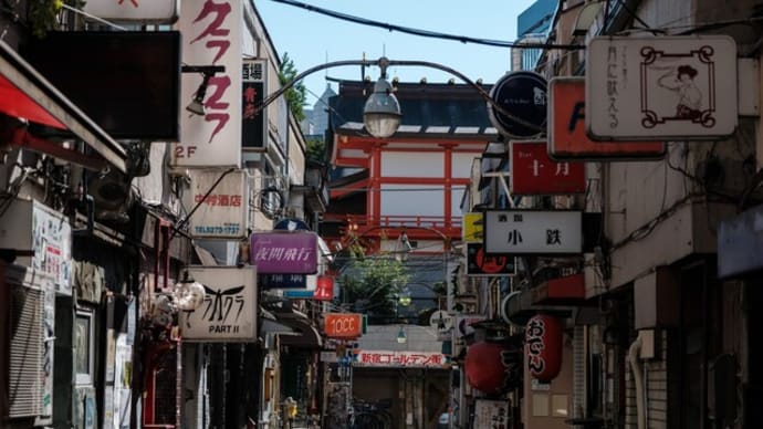 【新宿】ゴールデン街を早朝散歩 Walked around Shinjuku Golden-gai Alley in the morning.【OSMO Pocket/X-E4】
