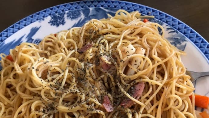 今朝のパスタ