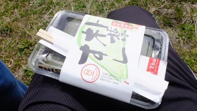岩村城 朴葉すし+圓月