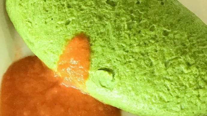3月8日の日替り定食(650)は、ほうれん草のグリーンチーズオムレツ、トマトソース です。