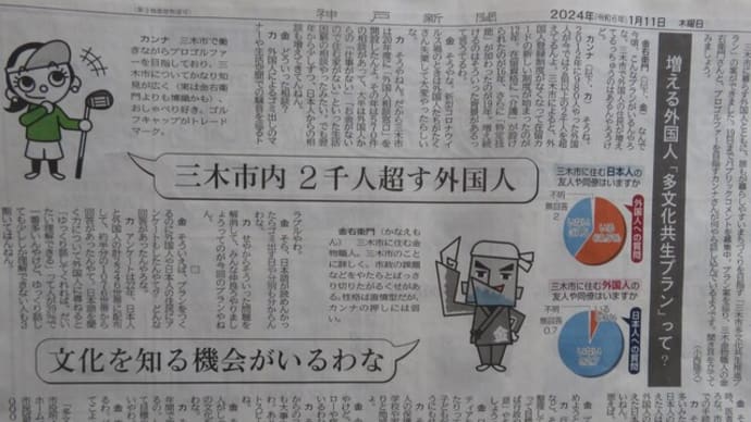三木市内、2000人超す外国人、 神戸新聞