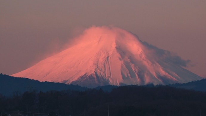 今朝の富士山(2024/02/01)