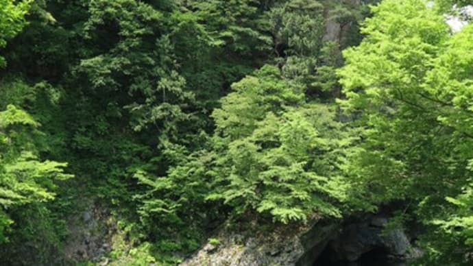 湯瀬渓谷にて
