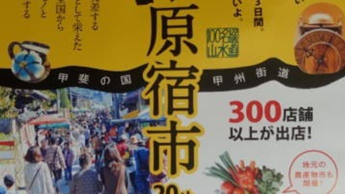 白州の台ケ原宿市に初めて