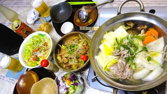 バターナッツかぼちゃで二品!お鍋と創作料理で休日晩酌