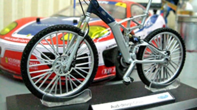 自転車の模型