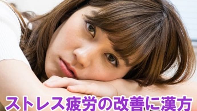 ストレス疲労の改善に漢方