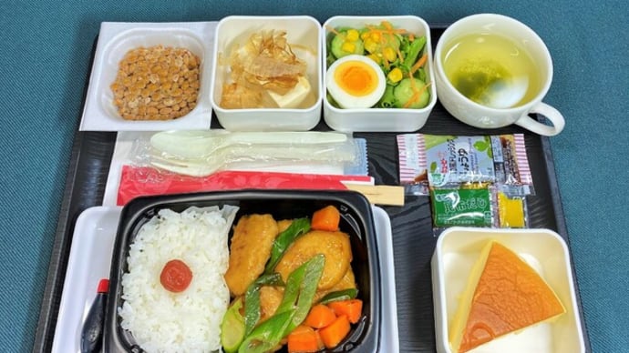 なんちゃって機内食「機内食チャレンジ_709」チキンナゲットの甘酢炒め