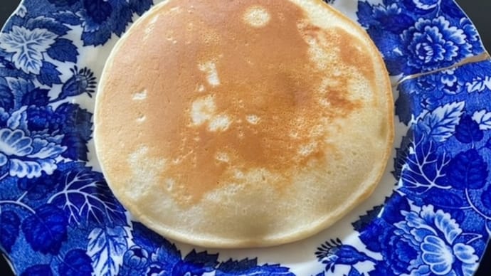 「グルテンフリー 米粉のパンケーキ」