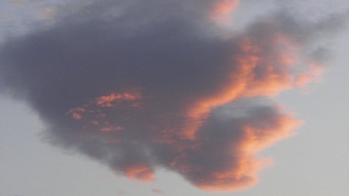 夕刻の空模様♪