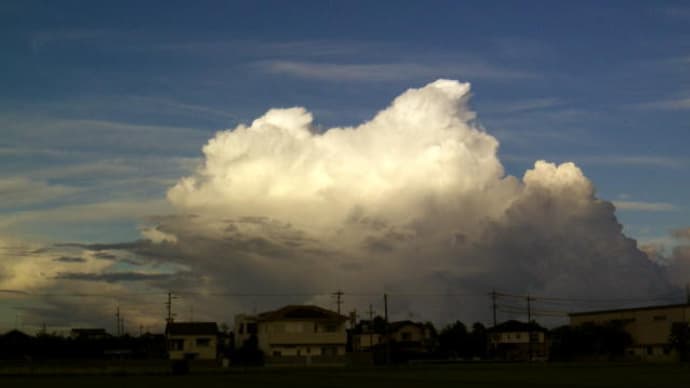 巨大な積乱雲