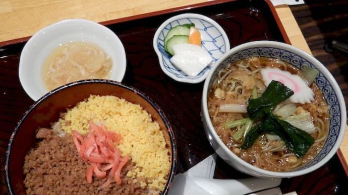 友千庵　[港南区]　/　そぼろ丼