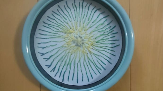 細やかなデザインの紙刺繍作品完成🎉パレットテラス