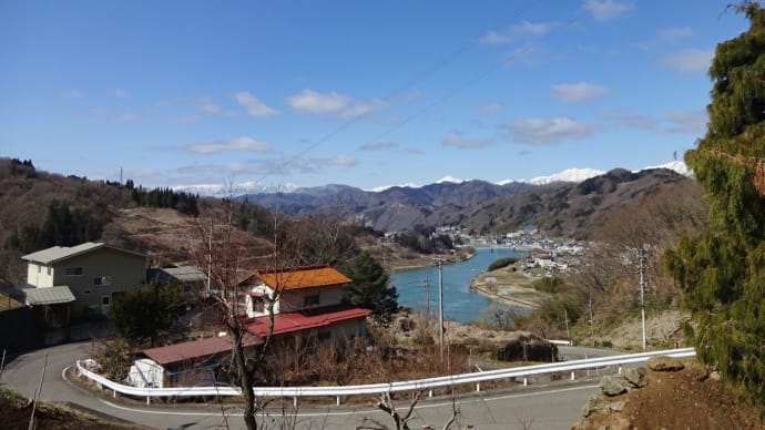 信州新町をほんの少しだけ高いところから眺めてみた
