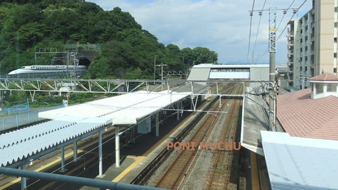 東海道本線 静岡市は用宗駅付近の風景その1 (2021年10月)