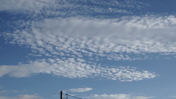 うろこ雲☁