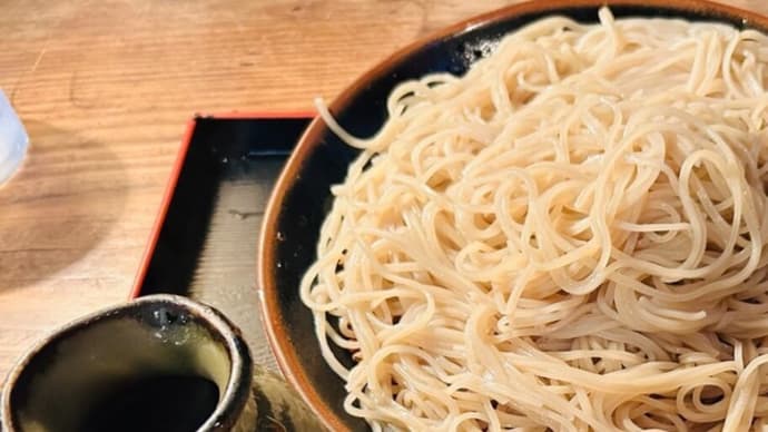 お蕎麦屋さんで