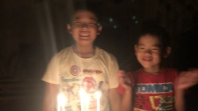 孫の9歳の誕生日